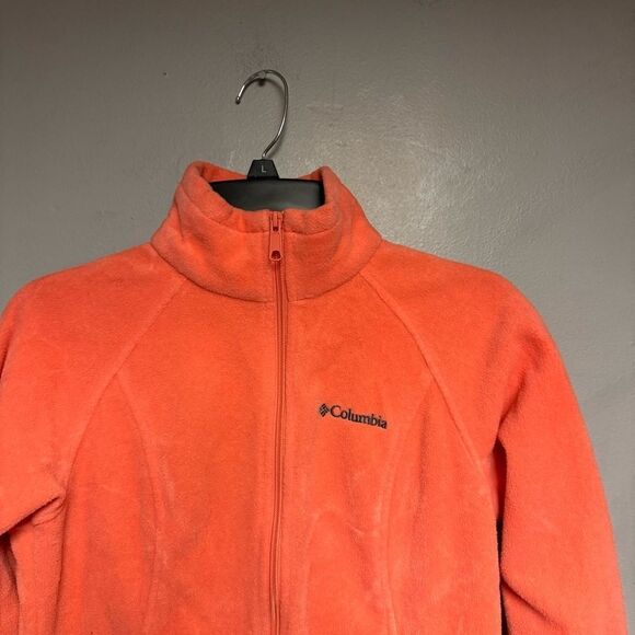 Columbia Fleece Peach jacket full zip size Small S - Picture 1 of 6